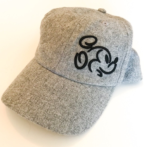 Disney Accessories - Disney Mickey Mouse Embroidered Wool Blend Hat